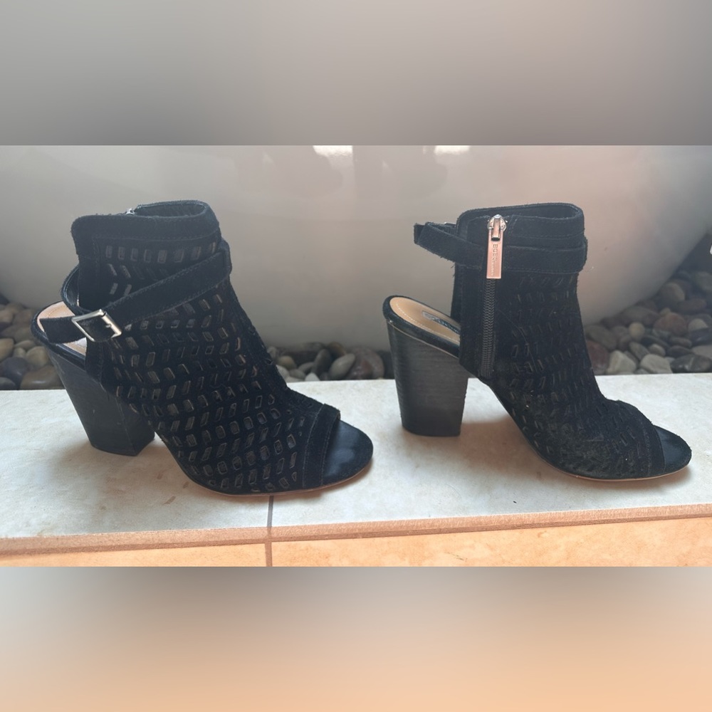 Dolce Vita Panya Perforated Suede Sandal